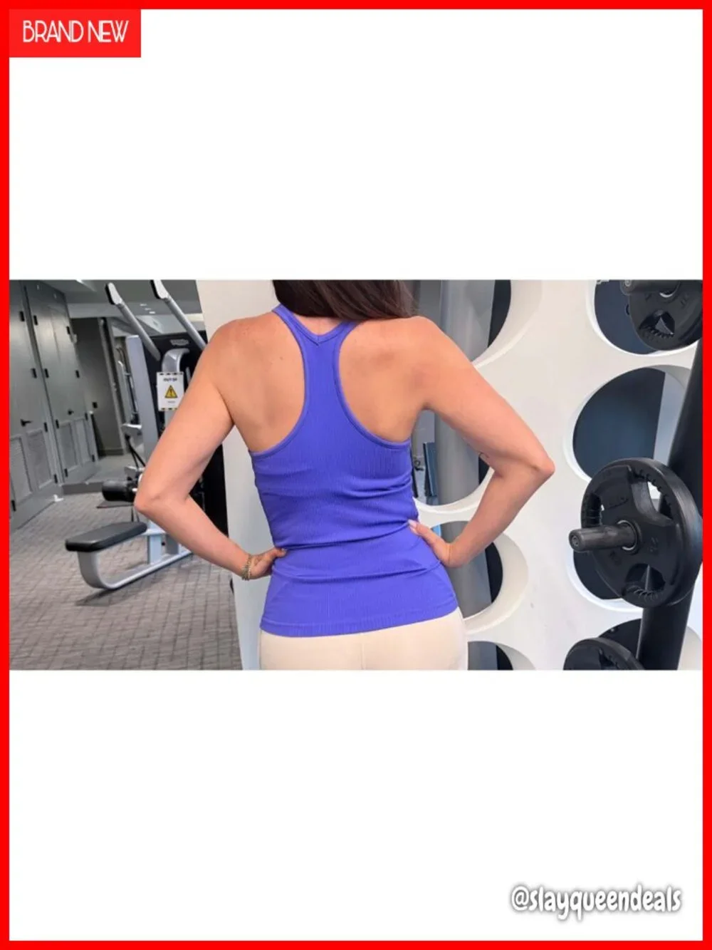 3 Pack Workout Tank Tops Built in Bra Ribbed Seamless Racerback Yoga Gym